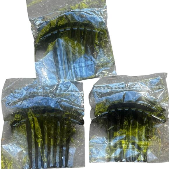 Opvise Hair Comb Clips 3 Classical Non-slip Seven Teeth Bridal Wedding Prom Updo - Picture 8 of 8